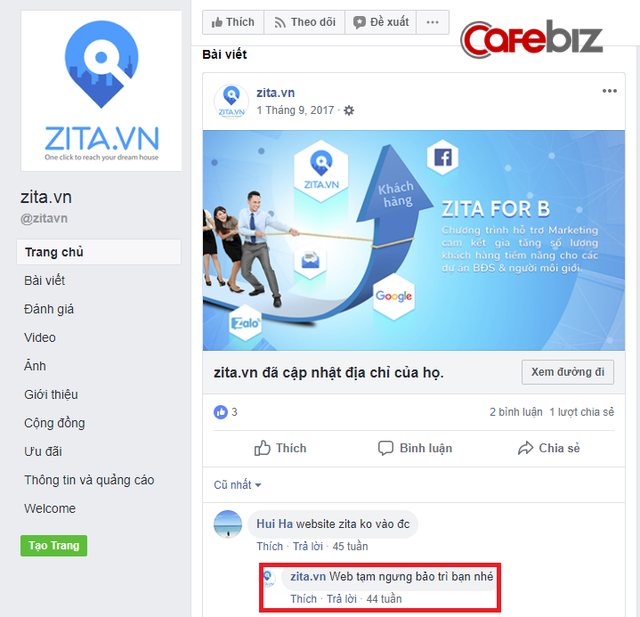 Startup bất động sản triệu USD Zita.vn của Shark Khoa đã chết? - Ảnh 2.