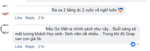 Go-Viet dừng khuyến mãi 9.000 đồng/cuốc vào giờ cao điểm, nhiều khách hàng chuyển sang Grab, tài xế phản ứng trái chiều - Ảnh 2.