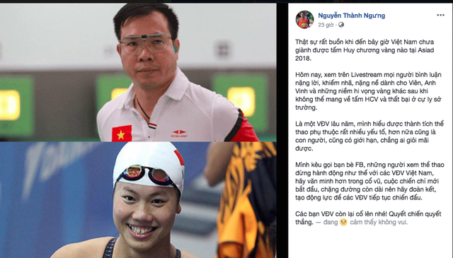 Xót xa sự “bội bạc” dành cho Ánh Viên, Hoàng Xuân Vinh ở ASIAD 18 - Ảnh 1. Xót xa sự “bội bạc” dành cho Ánh Viên, Hoàng Xuân Vinh ở ASIAD 18 - Ảnh 1.