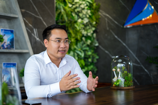 Ông Trần Ngọc Thái, Giám đốc Khối đầu tư và phát triển quỹ đất của Đất Xanh Miền Trung