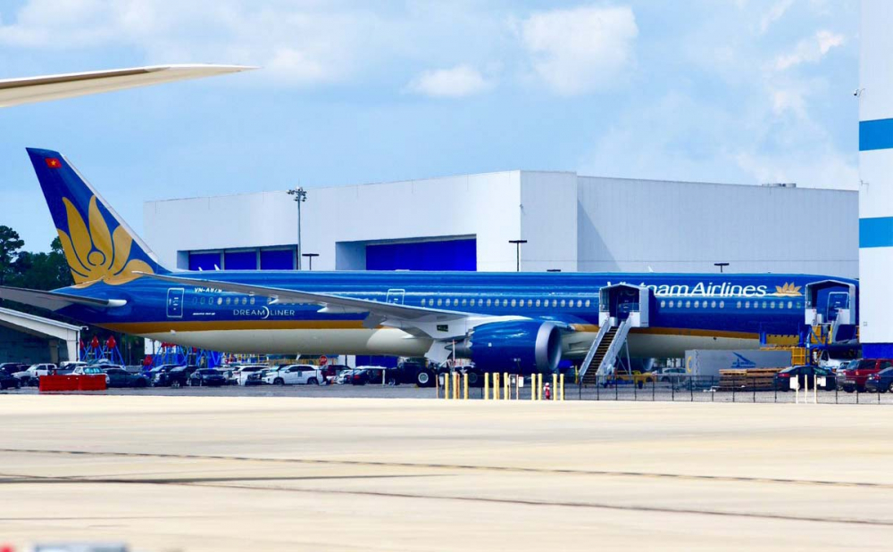 Chiếc Boeing 787-10 thuộc đội bay của Vietnam Airlines.