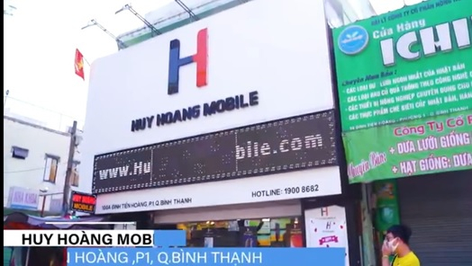 Cửa hàng Huy Hoàng không xuất được hoá đơn khi bán điện thoại xách tay cho khách hàng.