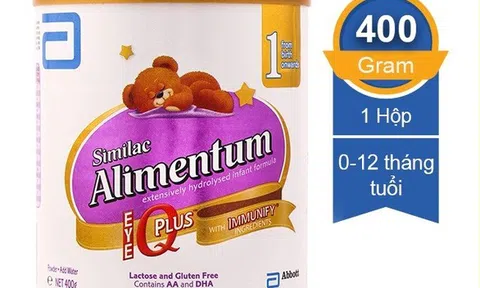 Abbott thu hồi nhiều lô sữa Alimentum tại Việt Nam do nguy cơ nhiễm khuẩn