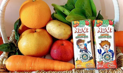 Giải pháp cho trẻ lười ăn rau, Nutifood lần đầu tiên ra mắt NuVi nước rau củ quả