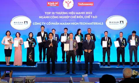 Thành viên họ Masan tiếp tục được ghi nhận trong Top 10 Thương hiệu mạnh Việt Nam 2022