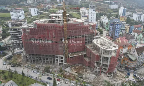 Toàn cảnh khách sạn 5 sao 'choán' không gian quảng trường Tam Đảo