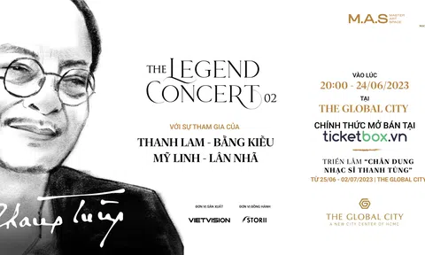 Đêm nhạc số 2 của The Legend Concert sẽ tiếp nối bằng những bản tình ca bất hủ của nhạc sĩ Thanh Tùng
