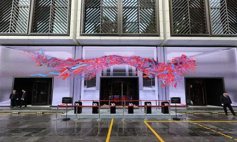 Ấn tượng với những tác phẩm nghệ thuật thị giác tại hai tòa nhà Hội sở mới của Techcombank