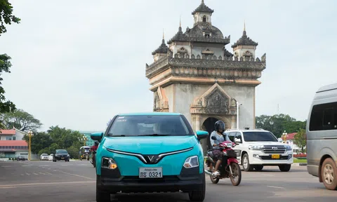 Ngắm trước dàn taxi điện Xanh SM sắp lăn bánh tại Lào