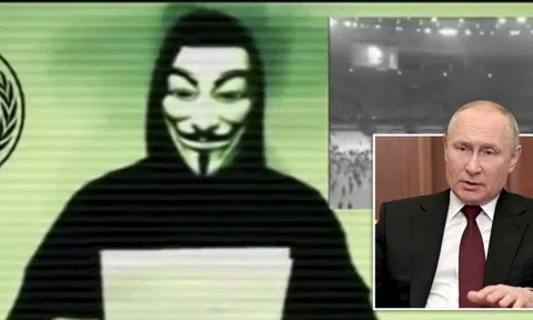 Anonymous tấn công nhiều tổ chức ở Nga