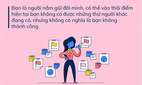 Mỗi người có một cuộc đời, đừng nên so sánh hay đóng khung đời bạn