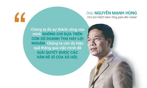 Ông Nguyễn Mạnh Hùng, vị thuyền trưởng truyền cảm hứng của Viettel