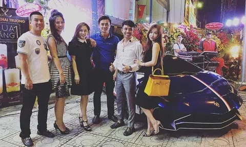 Minh Nhựa 'show hàng' Lamborghini Aventador SV giá 35 tỷ