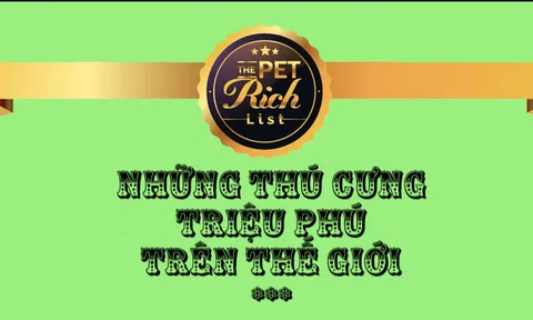 [Infographic] Những thú cưng triệu phú trên thế giới