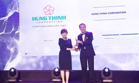 Hung Thinh Corp nhận giải thưởng Doanh nghiệp có môi trường làm việc tốt nhất Châu Á năm 2018