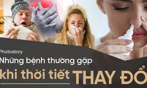 Thời tiết đang chuyển mùa, chú ý những bệnh thường gặp để bảo vệ sức khoẻ