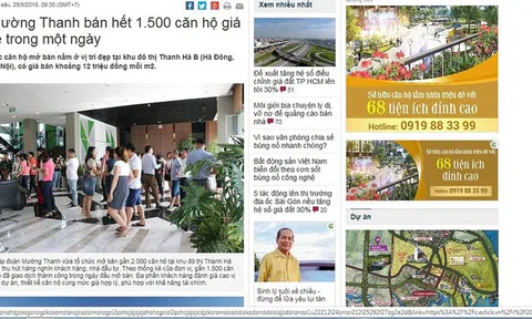 Những chiêu 'cò' nhà đất thổi giá khiến thị trường lên cơn sốt ảo