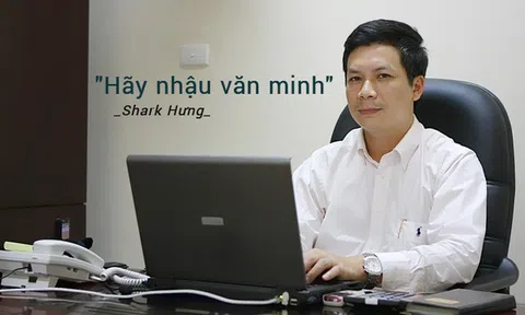 Tham gia nhậu với đối tác nhiều, Shark Hưng bày tỏ: Không nhất thiết cạn chén 100% hay hô 'zô', nên văn minh một chút khi tham gia mời nhậu!