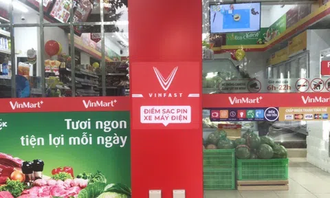 Trạm sạc xe điện VinFast Klara xuất hiện tại hệ thống Vinmart, hoàn toàn miễn phí