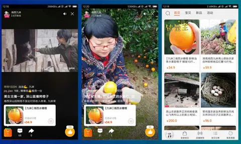Nông dân Trung Quốc đang kiếm tiền nhờ livestream qua mạng