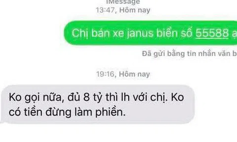 Xe máy giá 30 triệu nhưng biển đại phát tài được chủ xe chốt 'đủ 8 tỷ thì liên hệ'