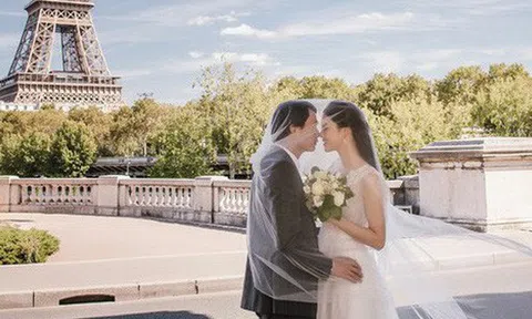 Trọn bộ ảnh cưới tại Pháp của Á hậu Thanh Tú và ông xã doanh nhân trước "giờ G" hôn lễ