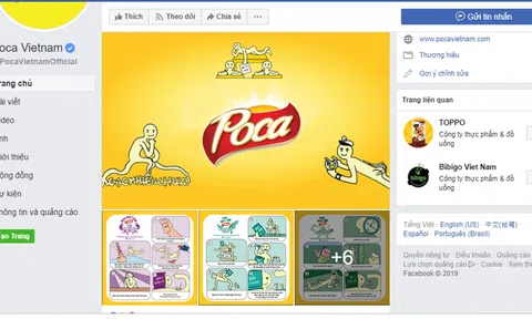 Không chỉ gói bim bim, hình ảnh, lời lẽ phản cảm của Poca còn xuất hiện ở nhiều nơi