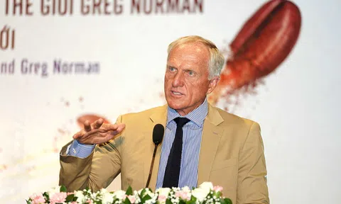 Golfer huyền thoại Greg Norman: “Với địa hình đặc thù, Việt Nam là địa điểm tuyệt vời để phát triển sân golf”