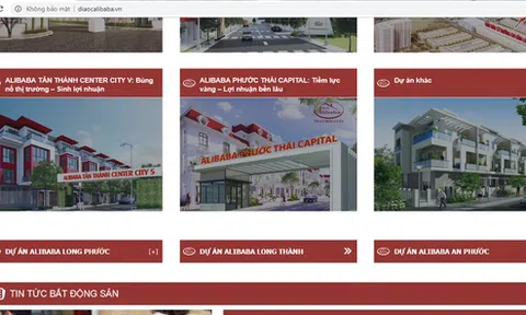 Công ty địa ốc Alibaba bị xử phạt vì cung cấp thông tin không đúng sự thật