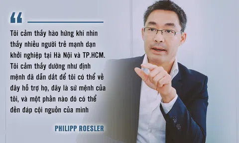 Cựu phó thủ tướng Đức gốc Việt Philipp Roesler: Định mệnh của tôi là trở về Việt Nam