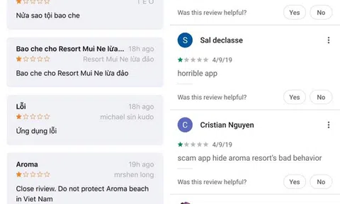 Đến lượt TripAdvisor bị người Việt đánh giá 1 sao vì vụ Aroma Resort