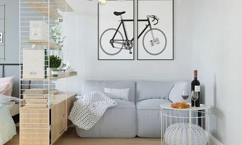 Hô biến căn hộ 30m2 thành không gian sống tiện nghi của đôi vợ chồng trẻ