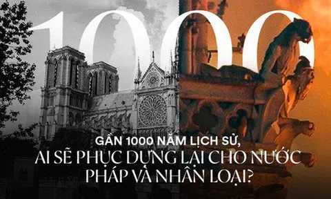 Nước mắt thằng Gù trên tháp chuông nhà thờ Đức Bà: Gần 1000 năm lịch sử, ai sẽ phục dựng lại cho nước Pháp và nhân loại?