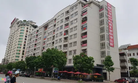 Chủ tịch Cầu Giấy mong dân hạ băng rôn phản đối bãi đỗ trong công viên