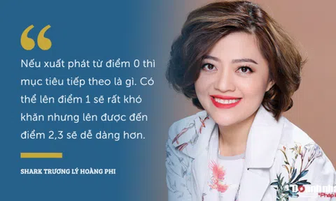 Shark Trương Lý Hoàng Phi "gây bão" với lời nhắn nhủ bạn trẻ khởi nghiệp