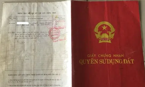 Tinh vi những thủ đoạn làm sổ đỏ giả