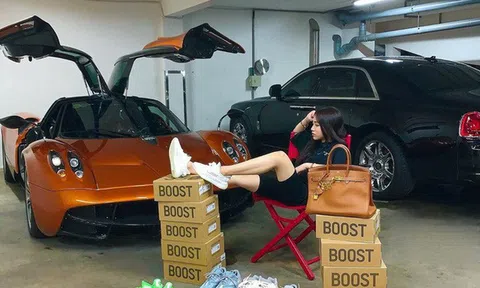 Con gái đầu doanh nhân Phạm Trần Nhật Minh 'khoe' dàn đồ hiệu bên cạnh siêu xe Pagani Huayra đắt nhất Việt Nam