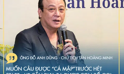 Chủ tịch Tân Hoàng Minh chia sẻ bí quyết định giá startup để chinh phục "cá mập" thành công
