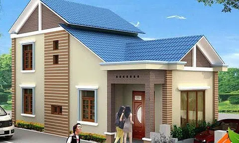 Mẫu nhà cấp 4 gác lửng mái Thái đẹp miễn chê chỉ 200- 300 triệu đồng