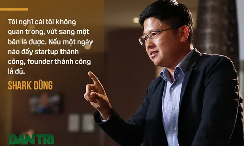 Shark Dũng: Mình có thể là con cá mập bị cá mập khác cắn, điều đấy không quan trọng!