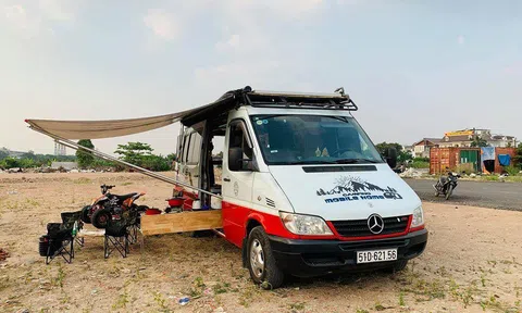 Chi 200 triệu, dân chơi Sài Gòn biến Mercedes-Benz Spinter thành căn nhà tiện nghi