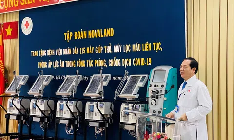 Tập đoàn Novaland trao tặng trang thiết bị Y tế trị giá 10 tỷ đồng cho Bệnh viện Nhân dân 115