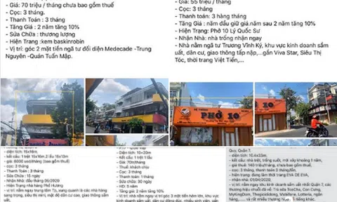 Sau khách sạn, đến mặt bằng cửa hàng sang nhượng với giá 0 đồng tìm khách