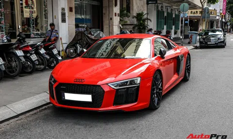 Audi R8 V10 Plus từng của ông Đặng Lê Nguyên Vũ bất ngờ xuất hiện tại Sài Gòn