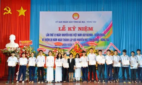 Tập đoàn Novaland đã trao tặng đến Hội Khuyến Học tỉnh Bà Rịa-Vũng Tàu 1 tỷ đồng