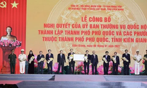 Chính thức thành lập TP. Phú Quốc