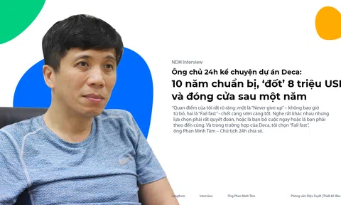 Ông chủ 24h kể chuyện dự án Deca: 10 năm chuẩn bị, đốt 8 triệu USD và đóng cửa sau một năm