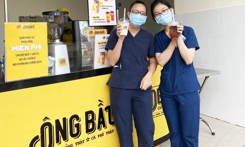 Cà phê Ông Bầu tiếp thêm năng lượng cho các y bác sĩ tuyến đầu chống dịch